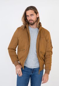 Bombers Übergangsjacke - camel