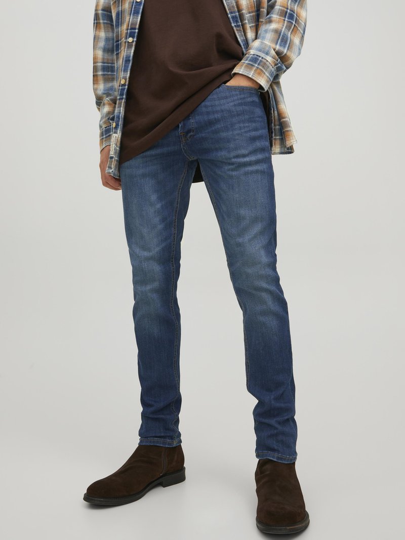 Jack & Jones - JJIGLENN ORIGINAL - Slim fit -farkut - blue denim, Suurenna