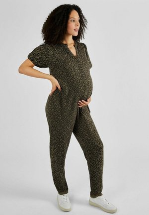 ANIMAL PRINT MATERNITY - REGULAR FIT - Jumpsuit - khaki