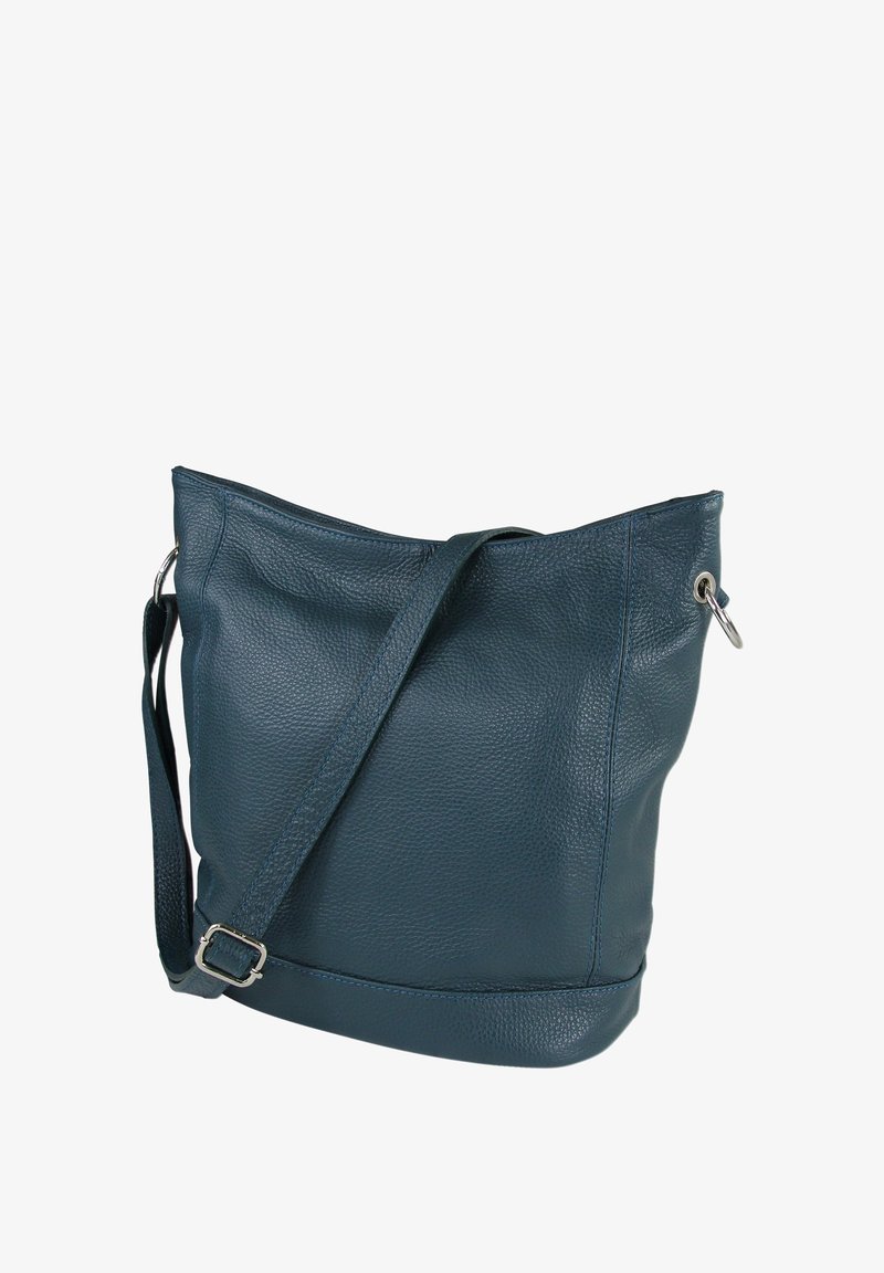 DrachenLeder TOSCANTO - Cross body bag - türkis