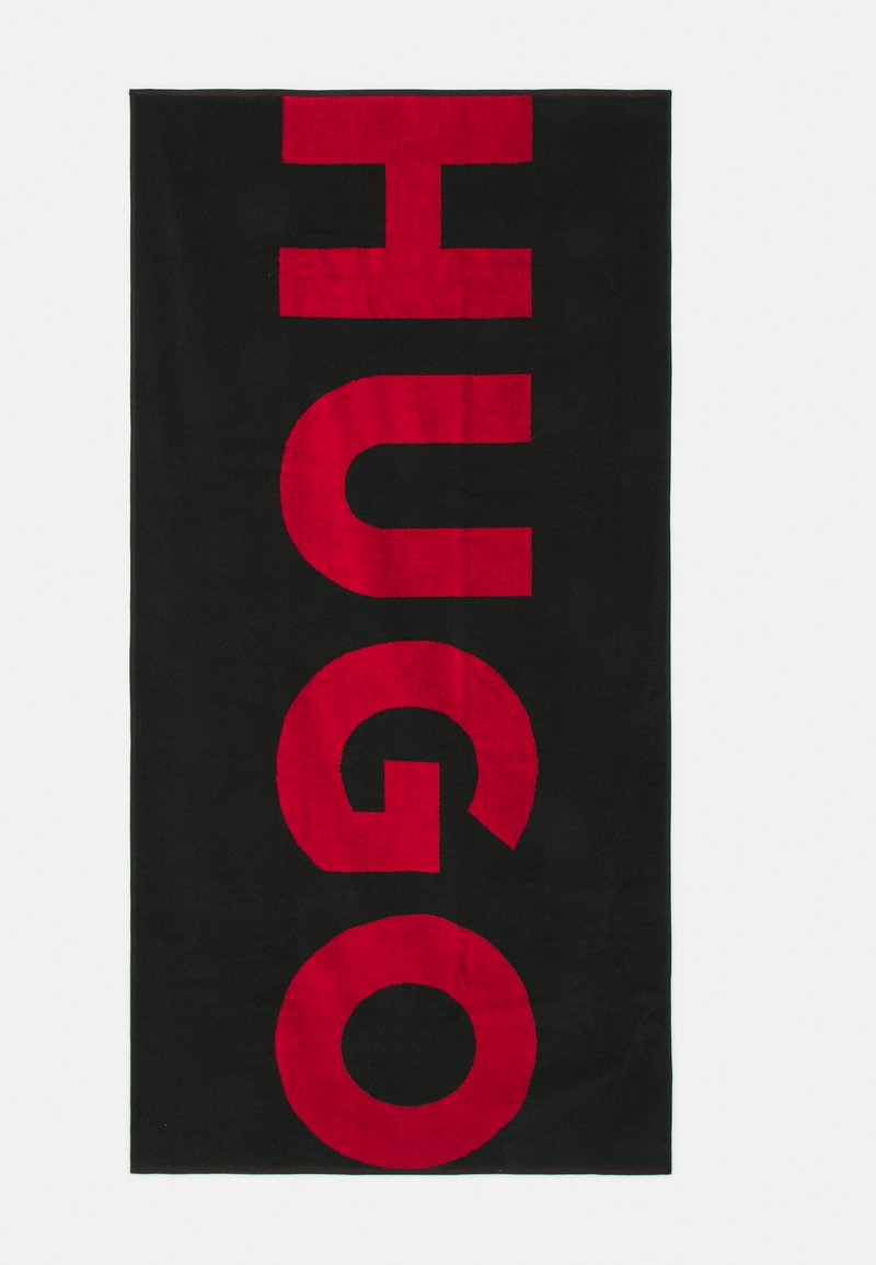 HUGO TOWEL CORPORATE LOGO Beach towel black Zalando.ie