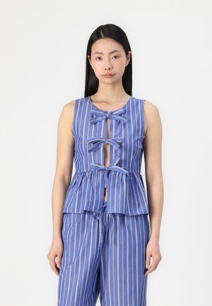 Gina Tricot PEPLUM  - Top - blue