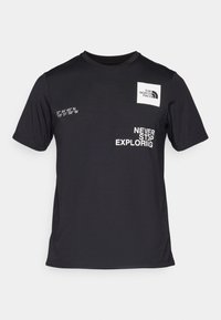 MOUNTAIN FOUNDATION COORDINATES TEE - Sports T-shirts - black