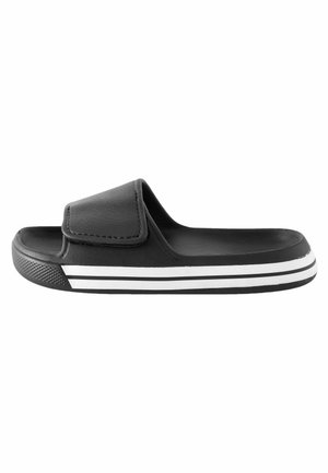 STRIPE - REGULAR FIT - Chanclas de baño - black