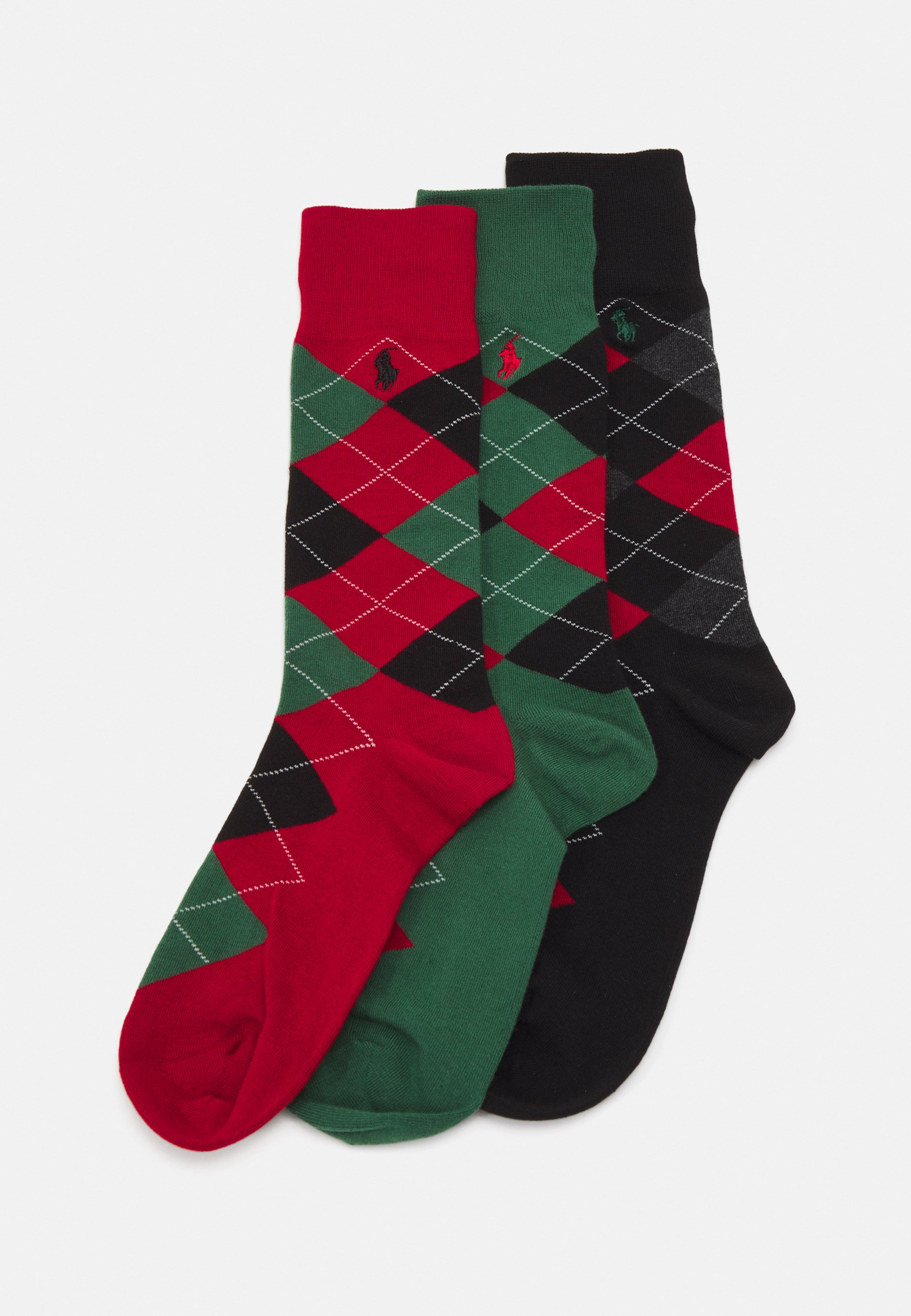 Polo Ralph Lauren ARGYLE CREW UNISEX PACK Chaussettes