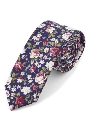 FLORAL - Tie - blue