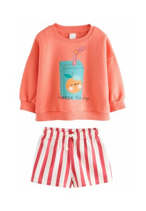 Next REGULAR FIT-LONG SLEEVE SET - Melegítőfelső - orange fruit character