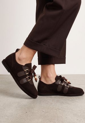 VENEZIA, LACE-UPS - Sporty snøresko - dark brown