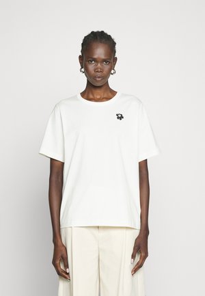 Marimekko ERNA RELAXED - Printtipaita - off white/black