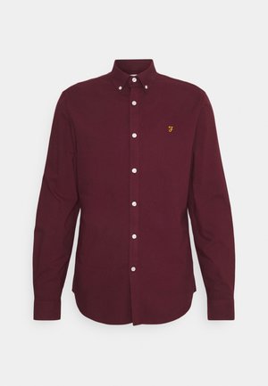 Farah BREWER SLIM FIT OXFORD SHIRT - Overhemd - bordeaux