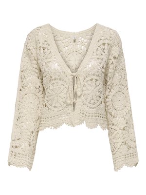 ONLY STRICKJACKE ONLWATERLY STRICKJACKE - Strickjacke - birch