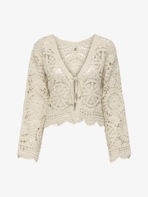 ONLY STRICKJACKE ONLWATERLY STRICKJACKE - Vest - birch