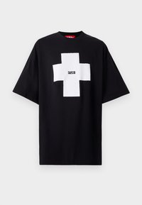 POINT OVERSIZED UNISEX - T-Shirt print - washed black