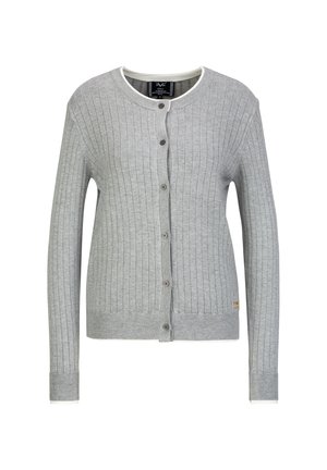 Strickjacke - grey melange
