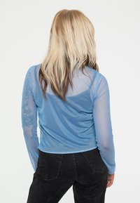 Paradiso Clothing DEF LEPPARD LIGHTNING LEOPARD  - Long sleeved top - blue