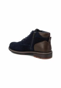 XTI Botines con cordones - navy