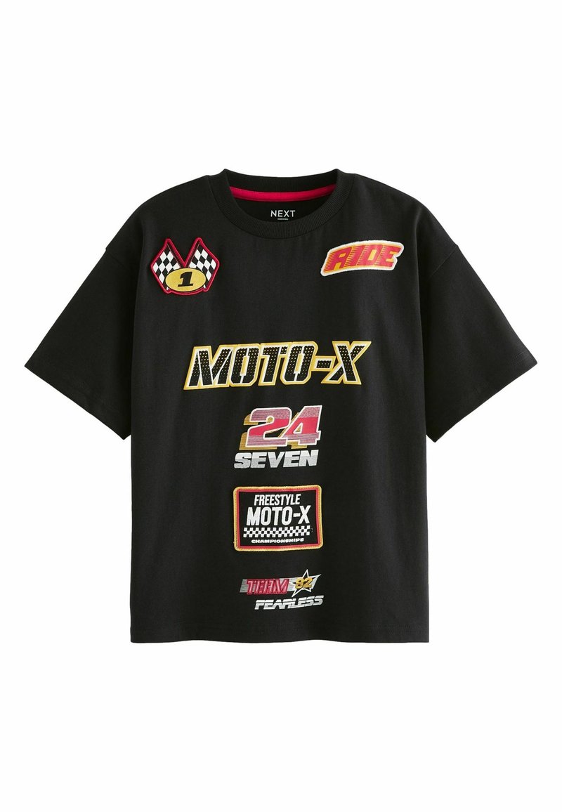 Next GRAPHIC  - Camiseta estampada - black moto cross
