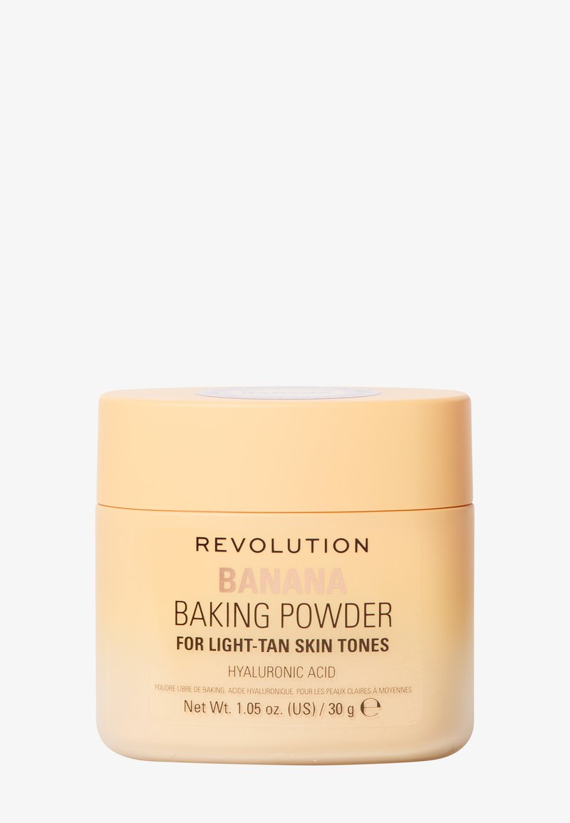 Makeup Revolution - REVOLUTION LOOSE BAKING POWDER - Setting Spray & Powder - revolution loose baking powder banana, Forstørre