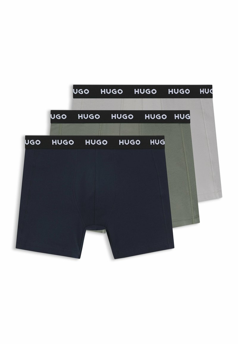 HUGO HUGO BOXERBR TRIPLET PACK - Boxershort - open grey ten/beige ...
