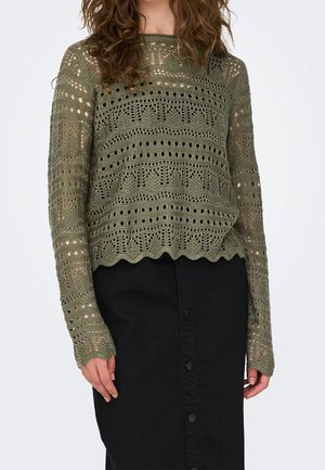 Maglione - mottled light green