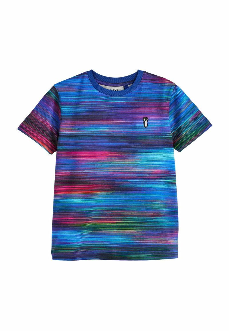 Next ALL OVER SHORT SLEEVE STANDARD - Triko s potiskem - blue purple
