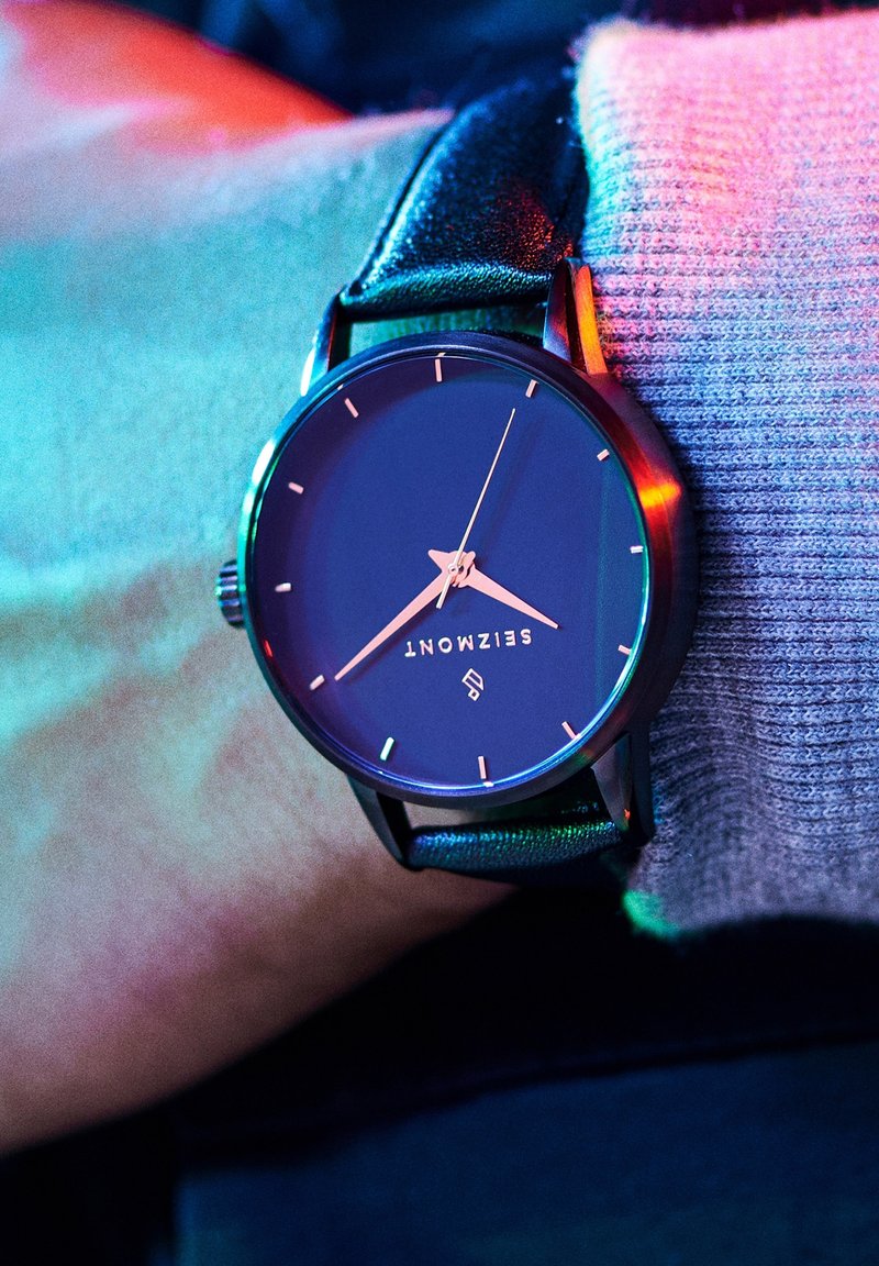 SEIZMONT WUY - Klokke - black