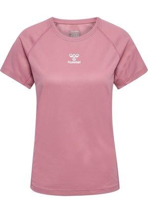 T-shirt con stampa - mauve