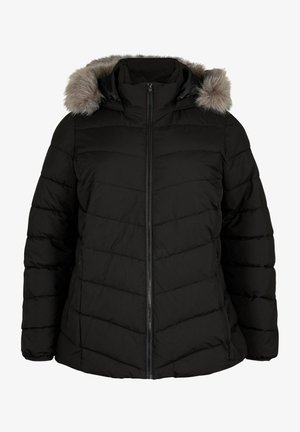 KURZE STEPP - Winterjas - black