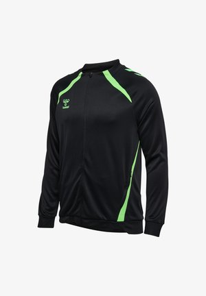 Hummel, LEAD 2.0 TRACK ZIP - Trainingsjacke - black/green gecko