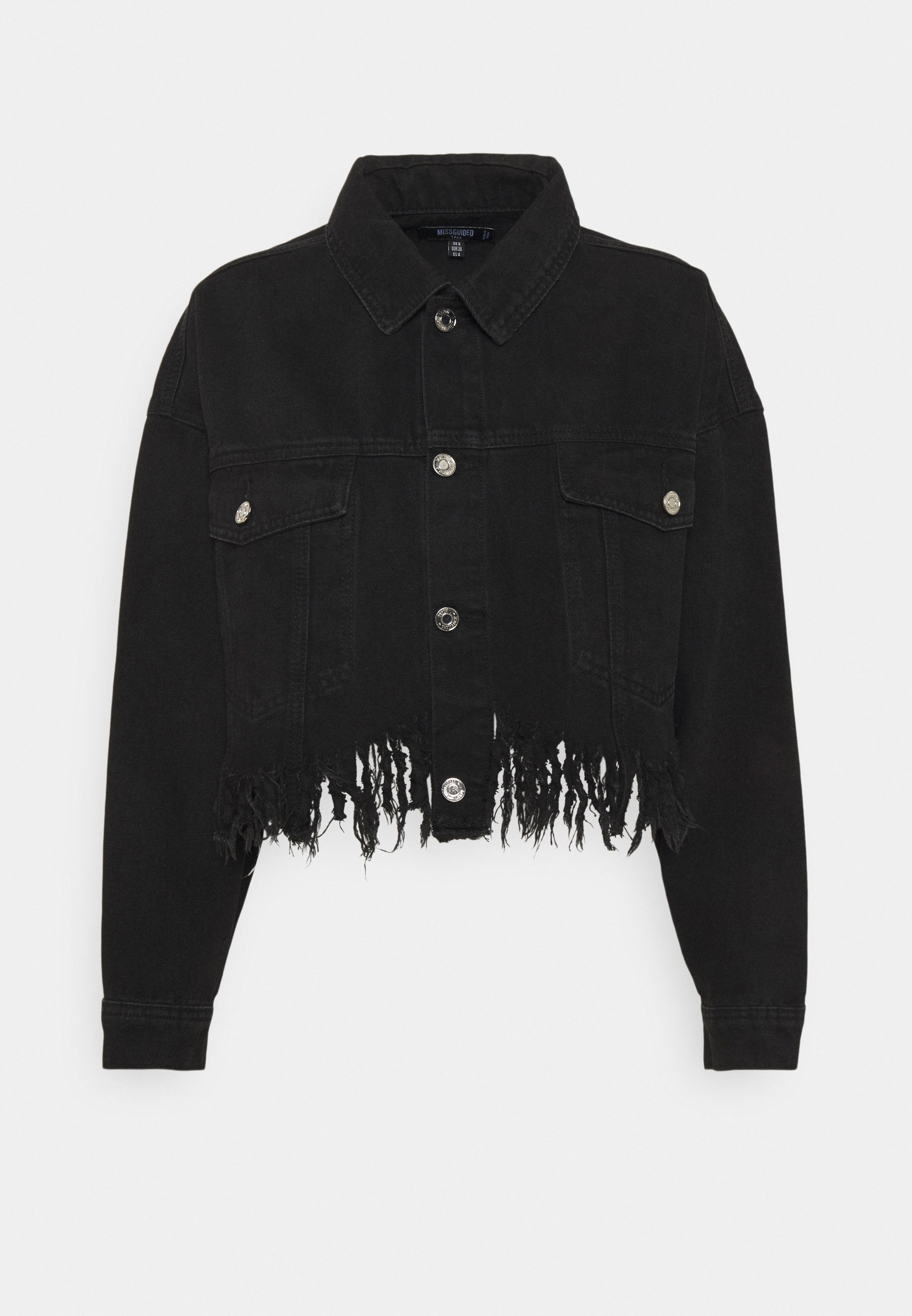 super cropped denim jacket