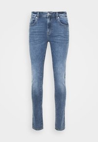 Unselected, light blue denim