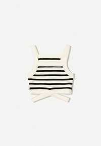 STRAPPY CUT OUT WITH CONTRAST STRAPS - Felső - off white black