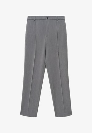 Calliope, PANTALONE LUNGO TINTA UNITA - Stoffhose - grigio fumo melange