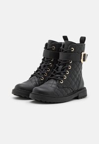 Geox Šněrovací kotníkové boty - black