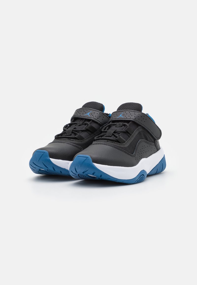 black white and blue jordan 11