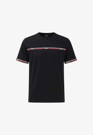 GCDS, LOGO TAPE SS T-SHIRT - T-Shirt print - black