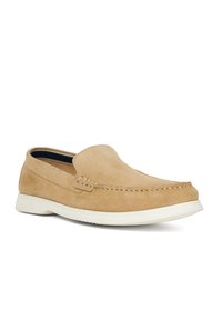 Dune London WIDE FIT BUFTON - Slip-ons - sand