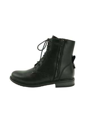 Botines con cordones - black