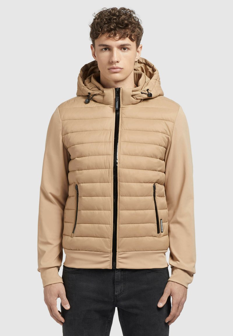 khujo BOLT MATT - Lengva striukė - beige