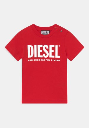 TJUST LOGO UNISEX - T-shirt con stampa - red blood