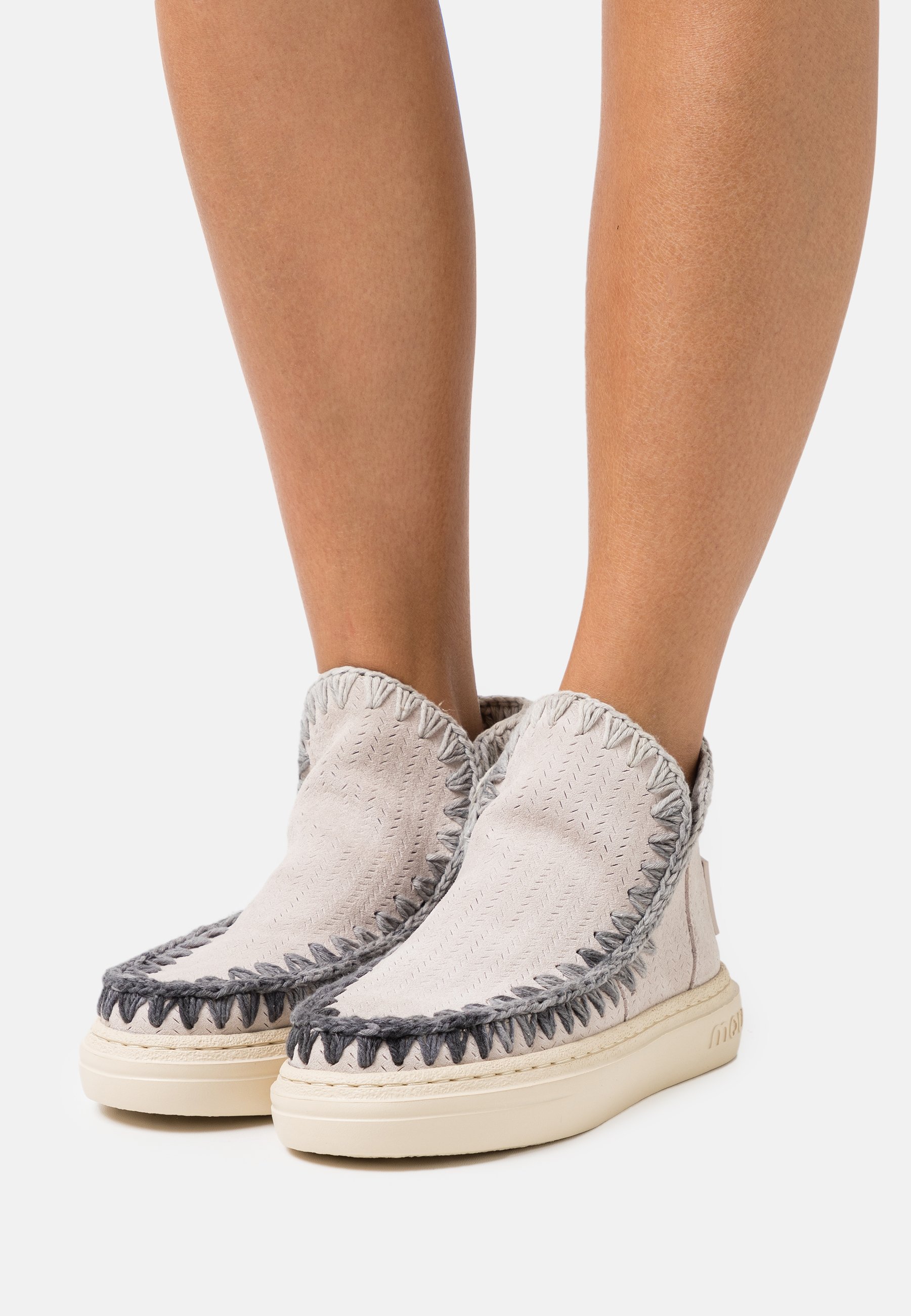 Mou Sneakers hoog - chalk/wit - Zalando.nl