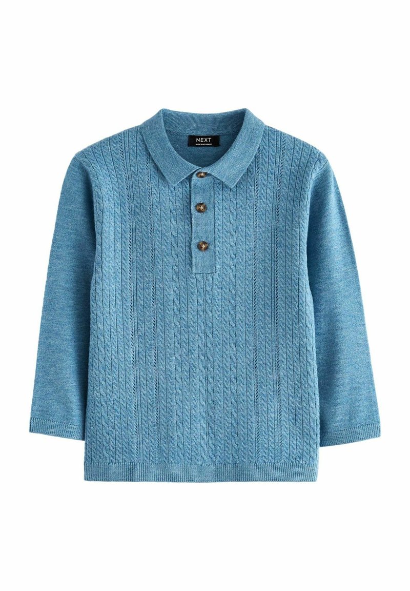 Next CABLE- REGULAR FIT - Top s dlhým rukávom - blue