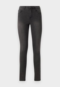 VMTANYA PIPING - Jeggings - dark grey denim