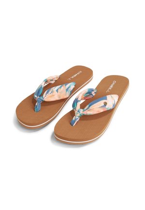 Sandales tongs - blue painted tropics