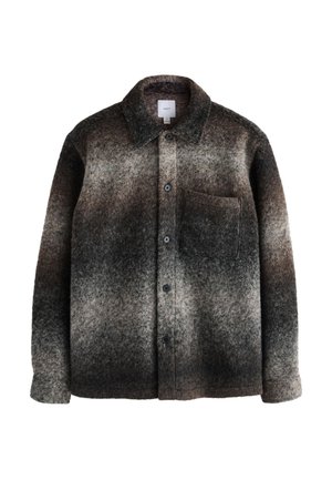 Next REGULAR FIT - OMBRE CHECK SHACKET   - Veste légère - grey