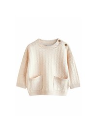 Next TEXTURED SET REGULAR FIT - Nohavice - neutral