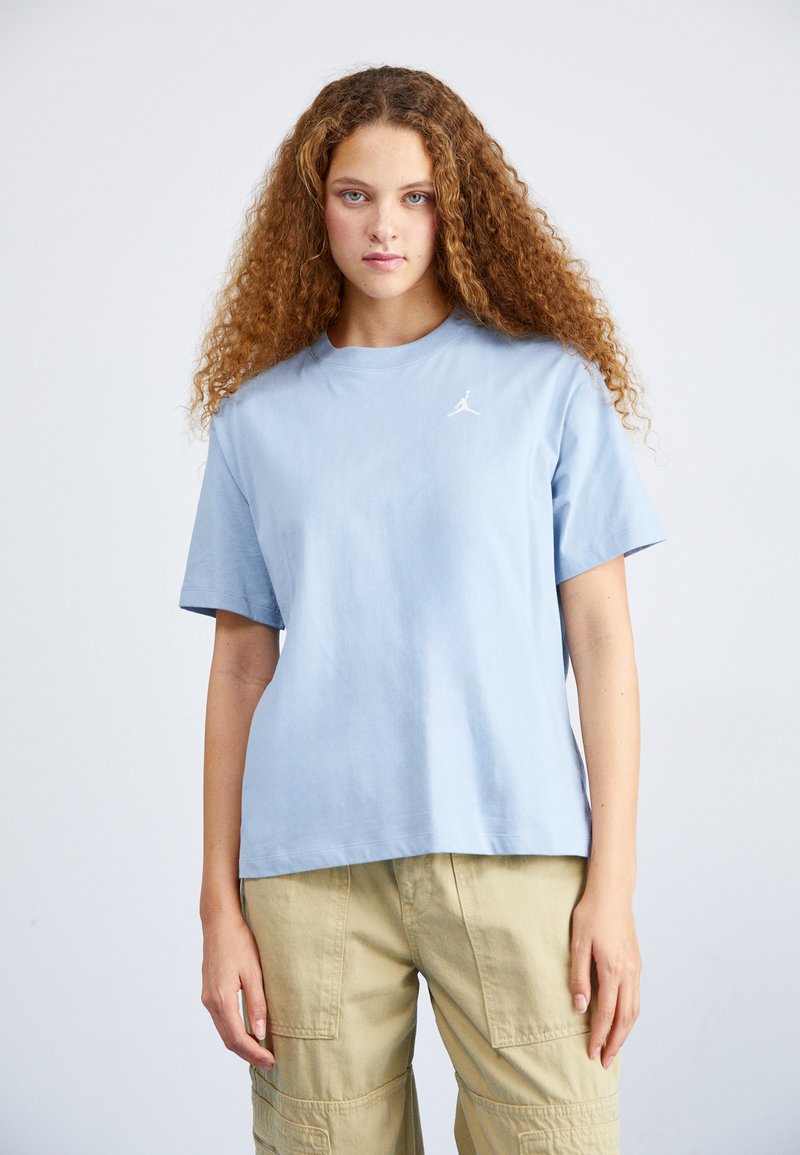 Jordan ESSEN TEE CORE - T-shirt - bas - blue grey