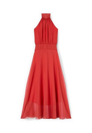 Motivi, VESTITO LUNGO CON SCOLLO HALTER - Vestido largo - rosso