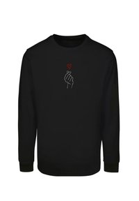 K HEART LONGSLEEVE - Pitkähihainen paita - black