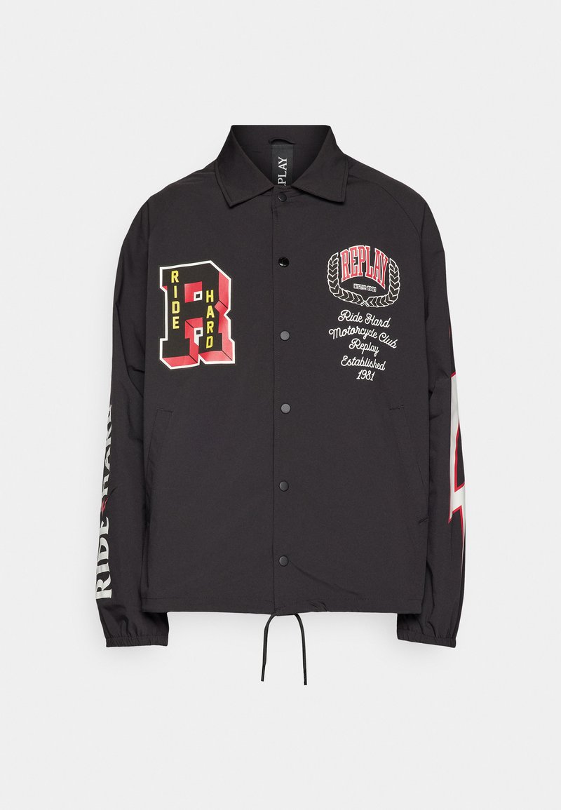 Replay Lichte jas zwart Replay Lichte jas zwart
